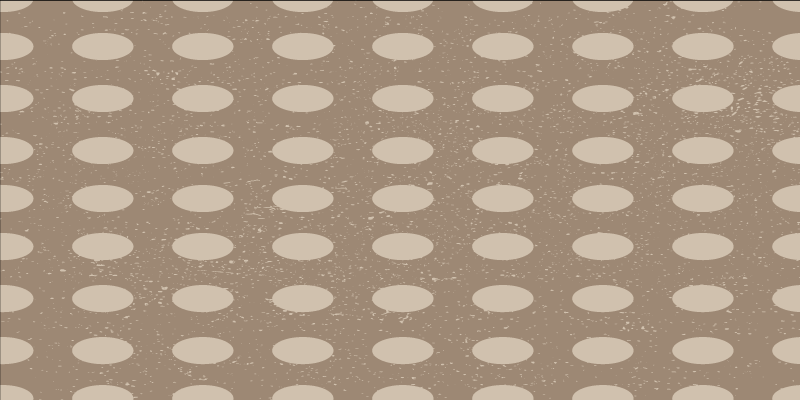 Neutral Polka Dot Pattern striped runner rug - TenStickers