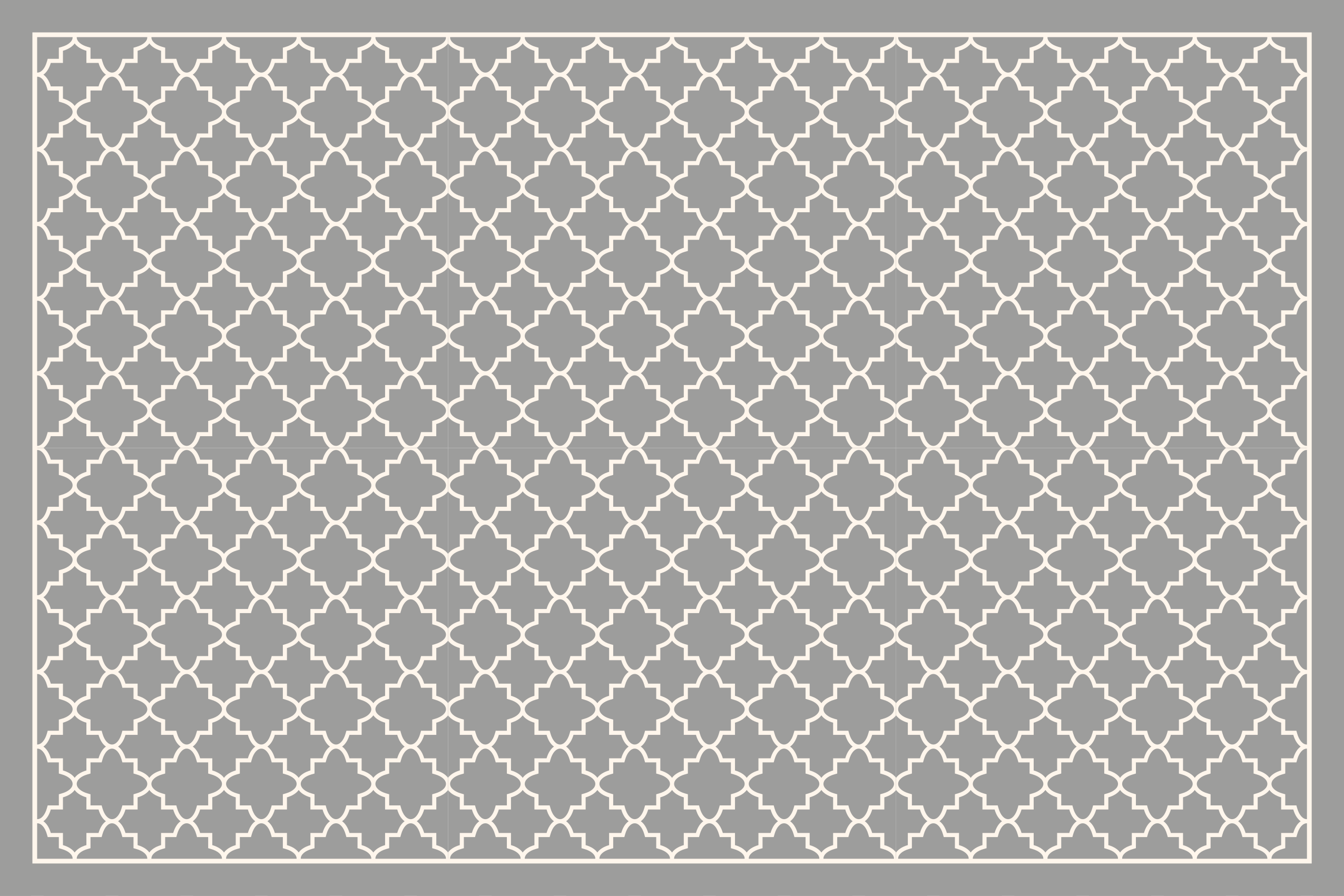 Moroccan Trellis minimal rug - TenStickers