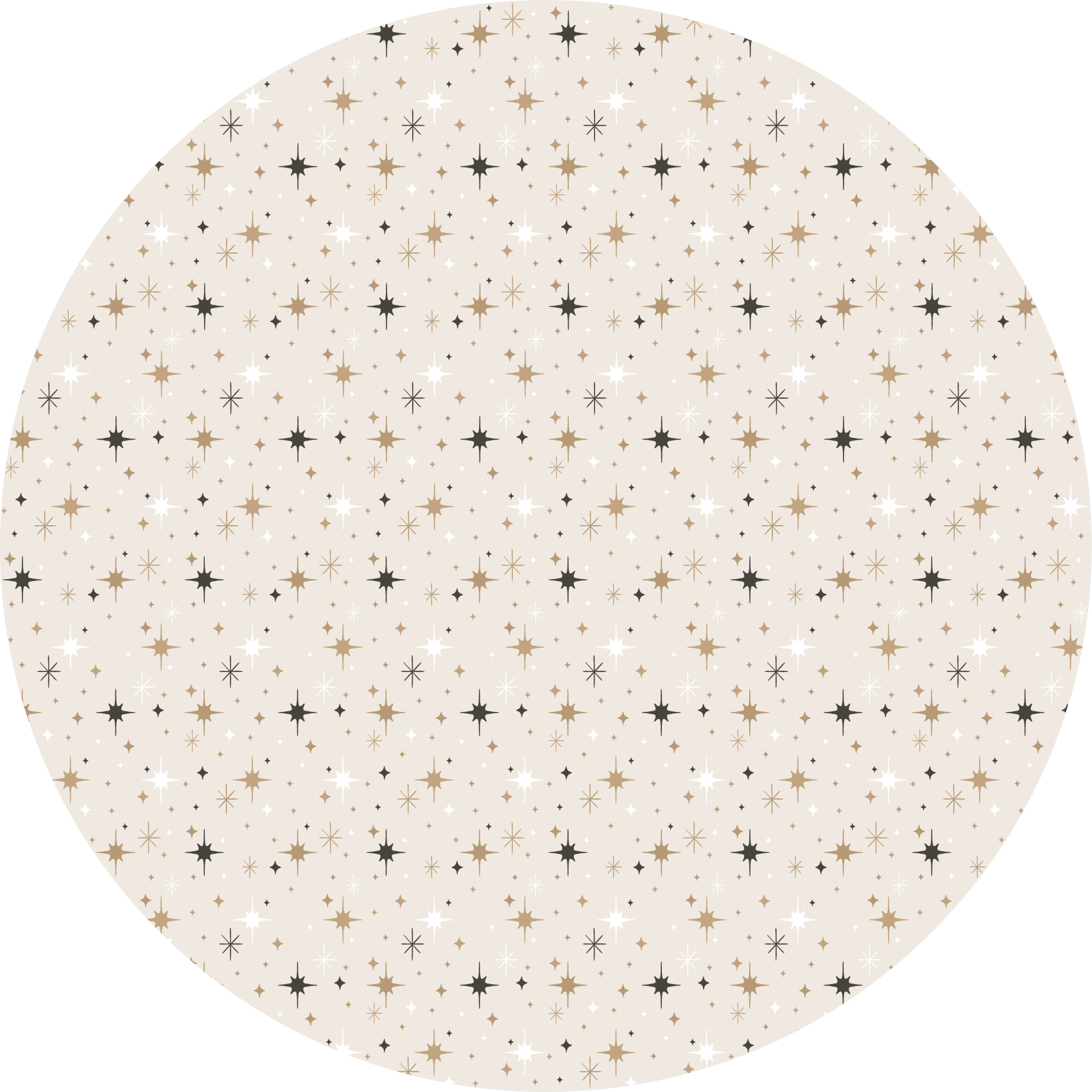 Starry Pattern rugs with stars - TenStickers