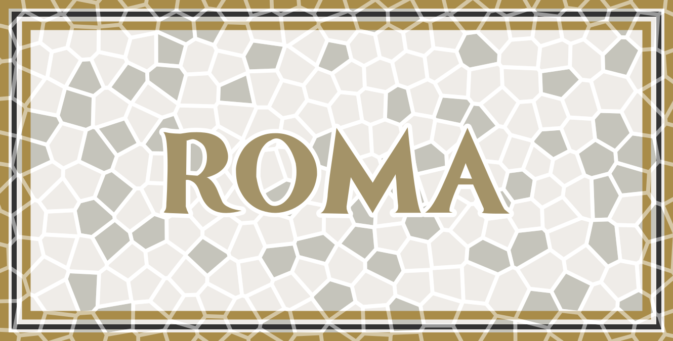 Personalized Roma custom floor mat - TenStickers