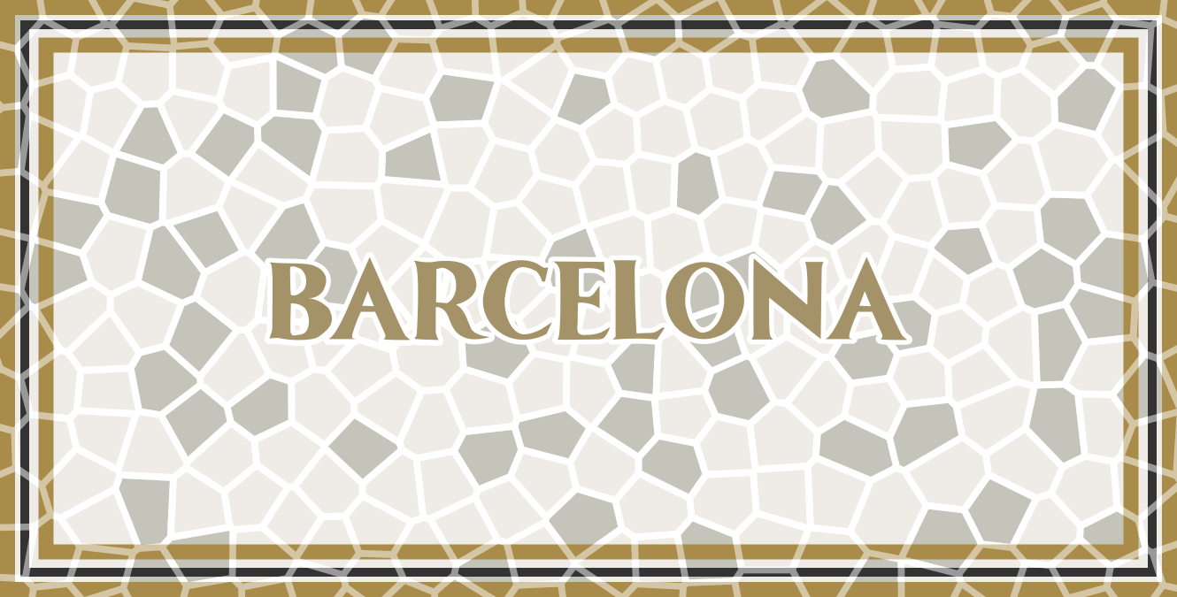 Barcelona Geometric Pattern mosaic floor tiles - TenStickers
