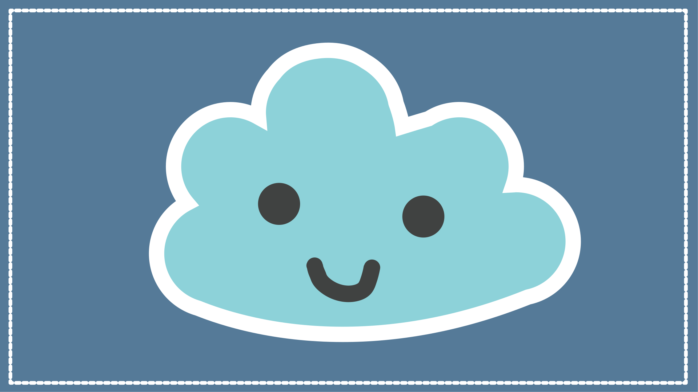 Smiling Cloud Design playroom carpet - TenStickers