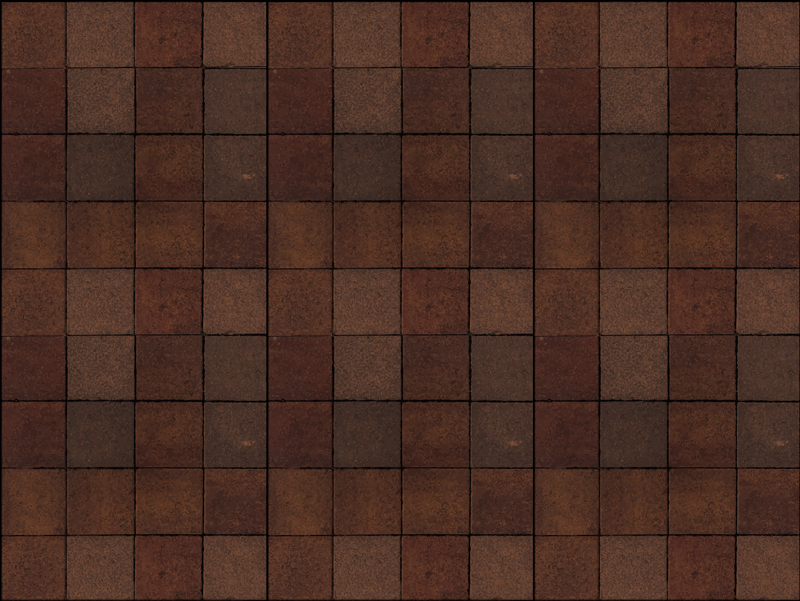 Small rustic style bricks stone floor tiles - TenStickers