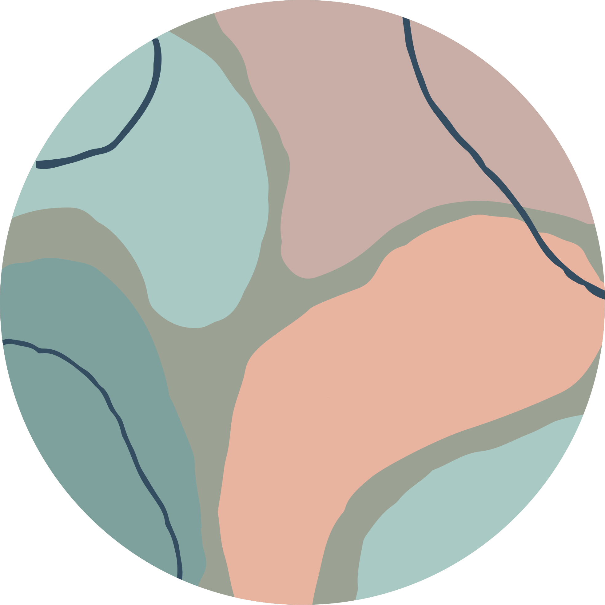 Abstract Geometric Shapes minimalist rug - TenStickers