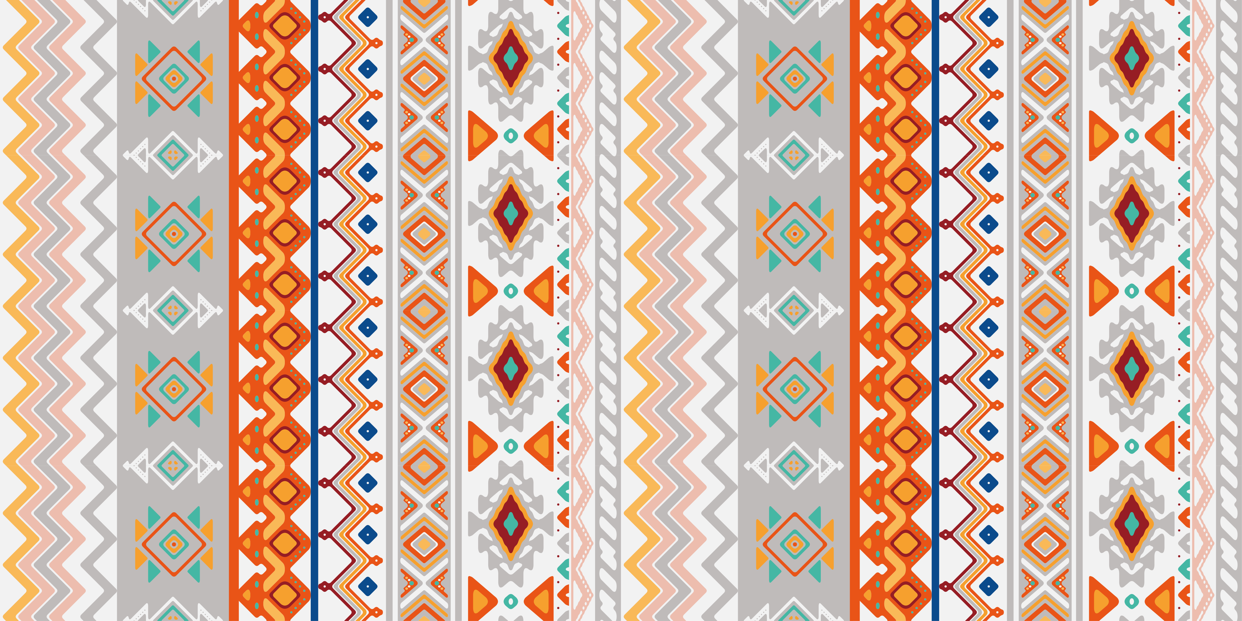 Stylový vzor BohemianBohemian Style Pattern ethnic rug - TenStickers