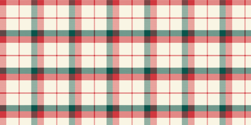 Christmas Tartan geometric carpets - TenStickers