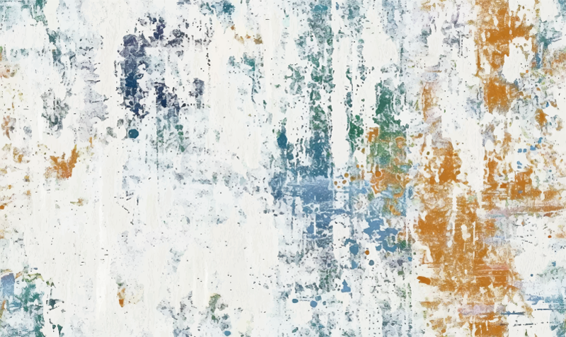 abstract textured design dining room rug - TenStickers