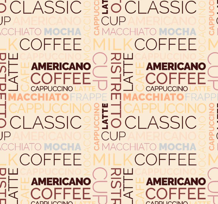 Typography Delight lettering wallpaper - TenStickers