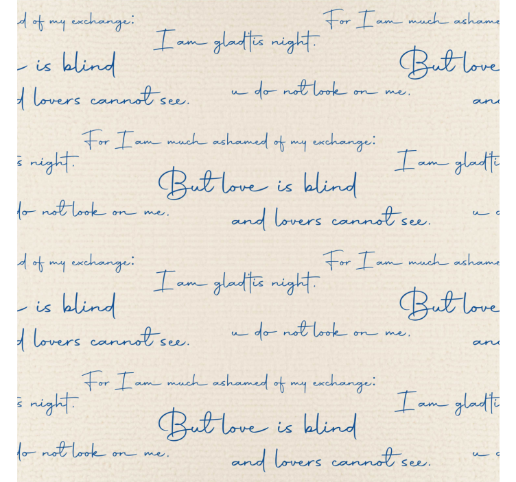 Textile chart lettering wallpaper - TenStickers