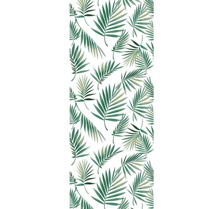 Tropical lush motif nature wallpaper - TenStickers