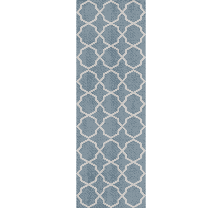Elegant blue design contemporary wallpaper - TenStickers