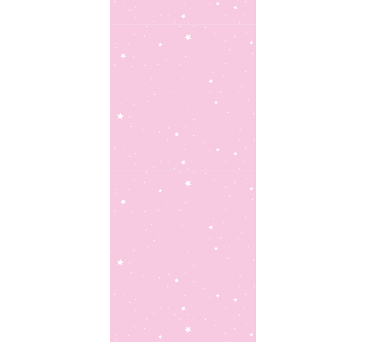 Night pink sky star wallpaper - TenStickers