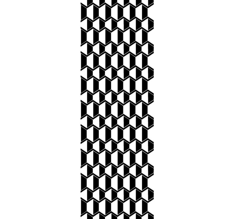 3D Cubic Pattern wallpaper geometric - TenStickers