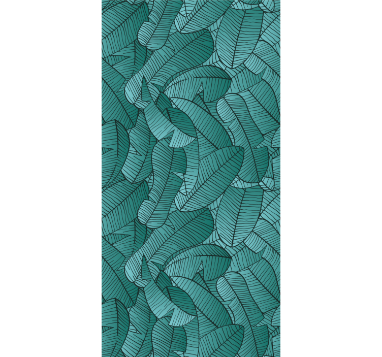 Tropical Foliage Display leaves wallpaper - TenStickers