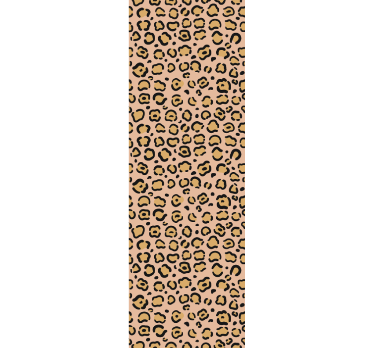 Leopard print wallpaper with stylish design - TenStickers
