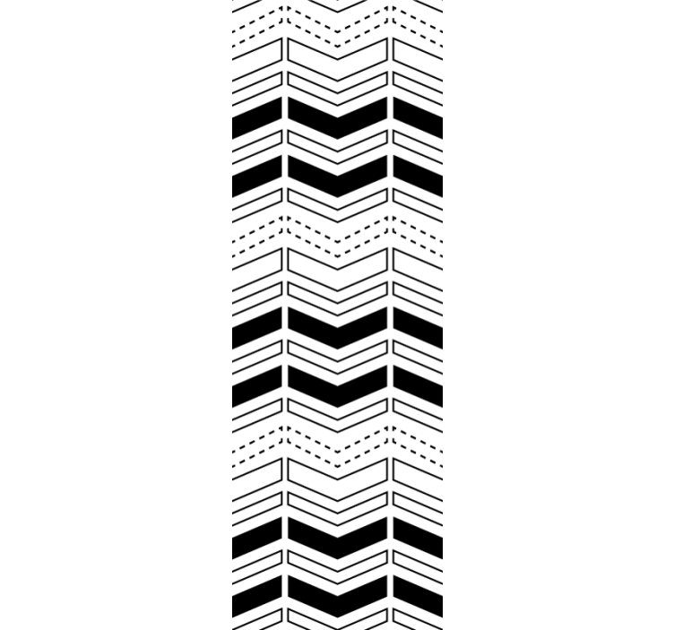 Chevron Lines Pattern wallpaper geometric - TenStickers