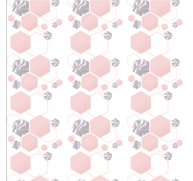 Honeycomb Pattern Design wallpaper geometric - TenStickers
