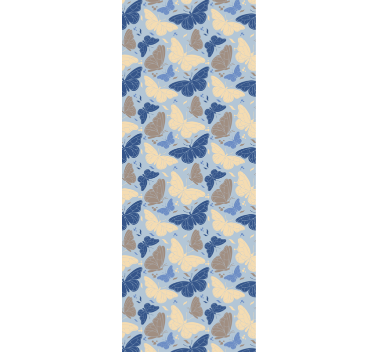 Colorful Fluttering Insects butterflies wallpaper - TenStickers