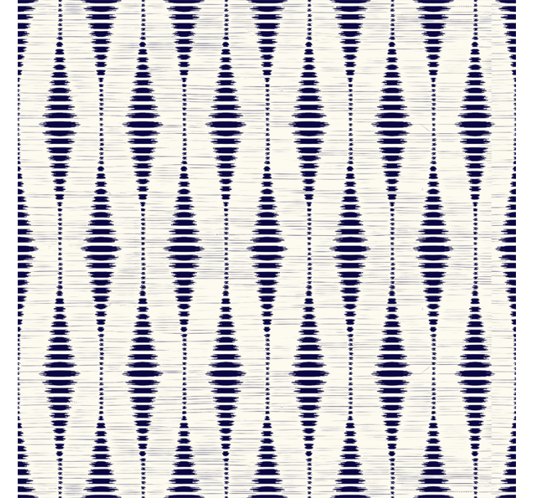 navy blue rabaul ikat geometric wallpaper - TenStickers
