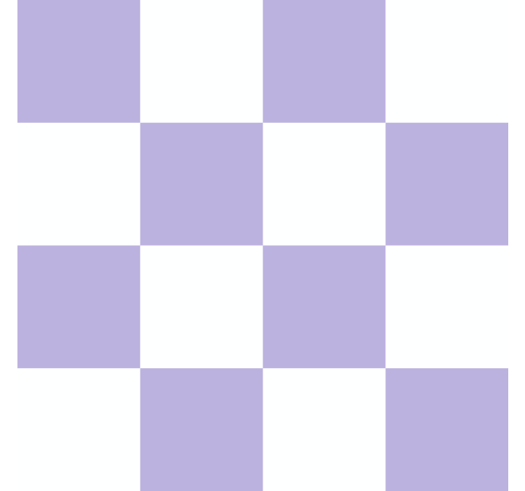 White and purple motif tile effect wallpaper - TenStickers