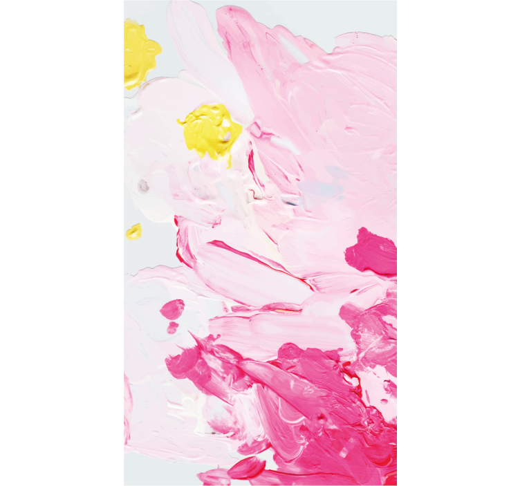 Ornamental wallpaper colorful acrylic brushstroke - TenStickers