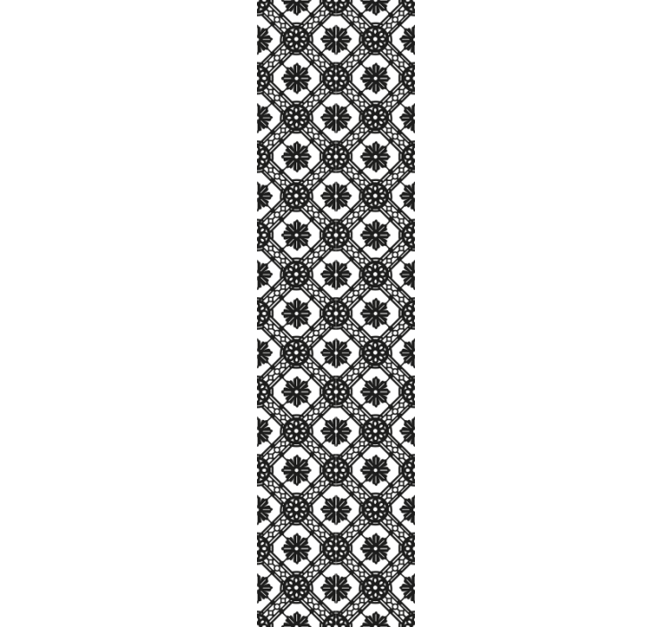 Ornamental wallpaper intricate floral design - TenStickers