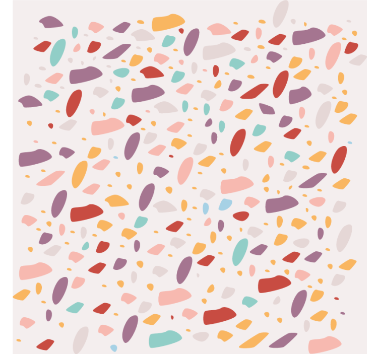 Marble effect wallpaper with colorful stone design - TenStickers