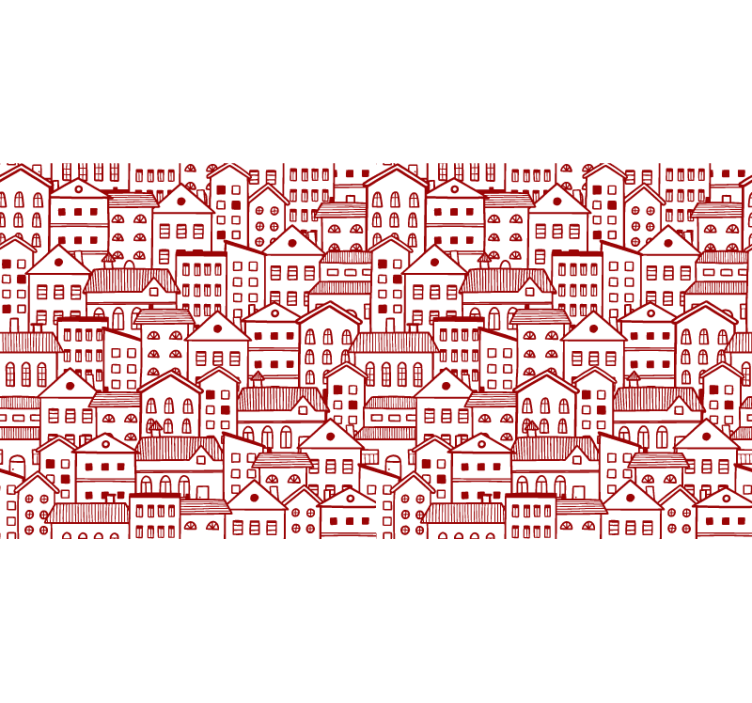 Textured wallpaper modern city comic-book style - TenStickers