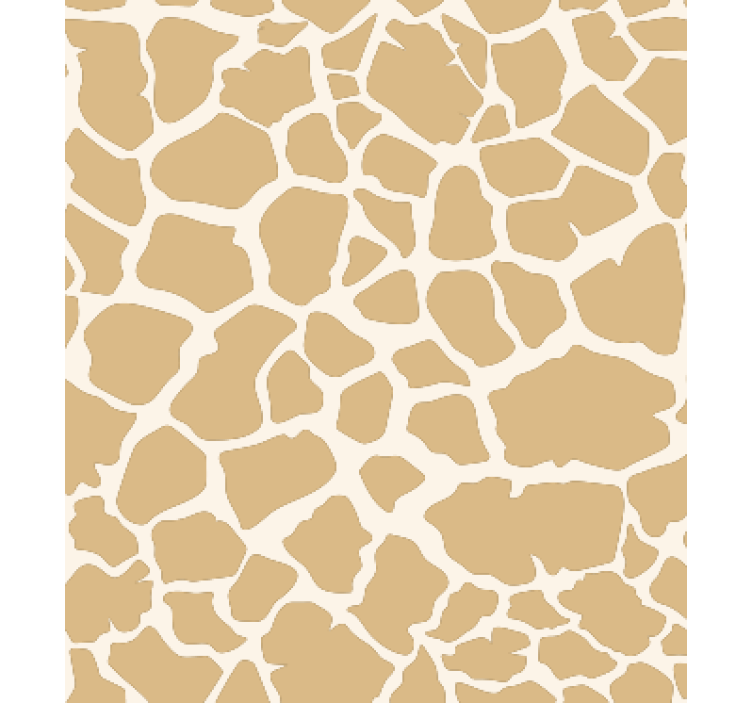 Animals wallpaper giraffe print design - TenStickers