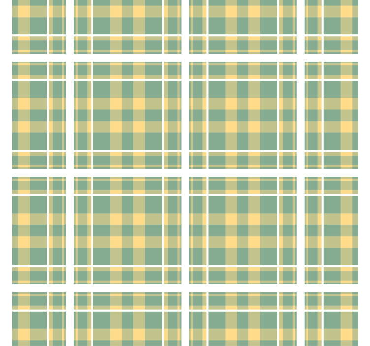 Checkered print cover wall paper in bedroom - TenStickers