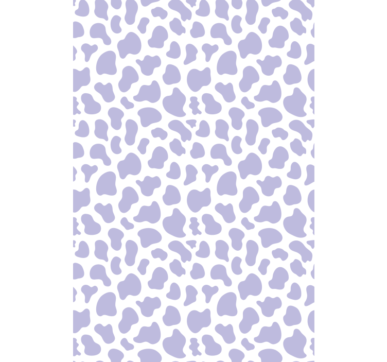 Animals wallpaper purple cow print - TenStickers