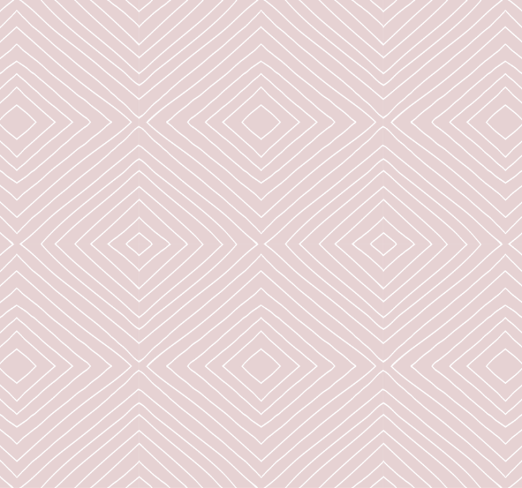 Hallway wallpaper minimalistic pink square design - TenStickers