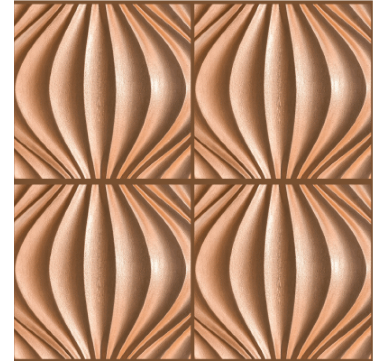 Wallpaper for dining area with 3d sand texture - TenStickers