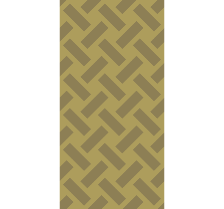 Wallpaper for dining area geometric yellow squares - TenStickers