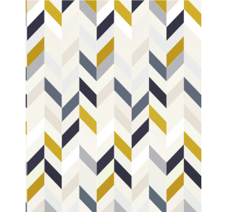 Wallpaper for dining area chevron zigzag design - TenStickers