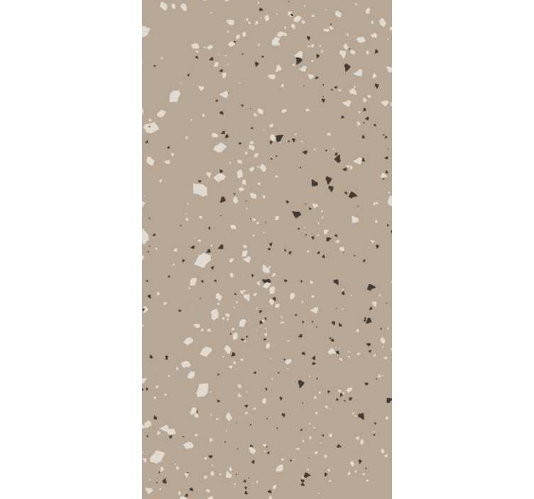 Textured wallpaper beige terrazzo texture - TenStickers