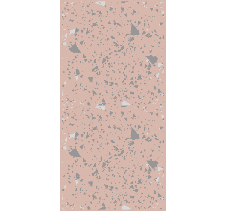 Textured wallpaper in pink and gray terrazzo - TenStickers