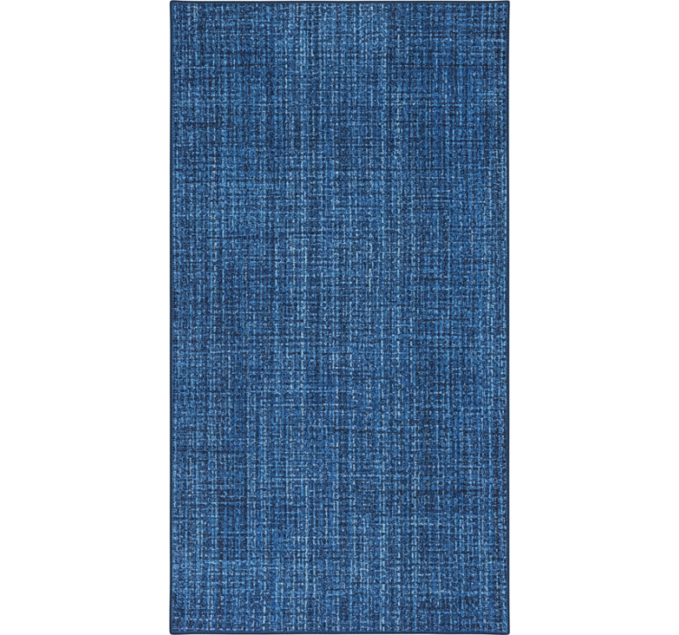 Textured wallpaper in blue fabric effect - TenStickers