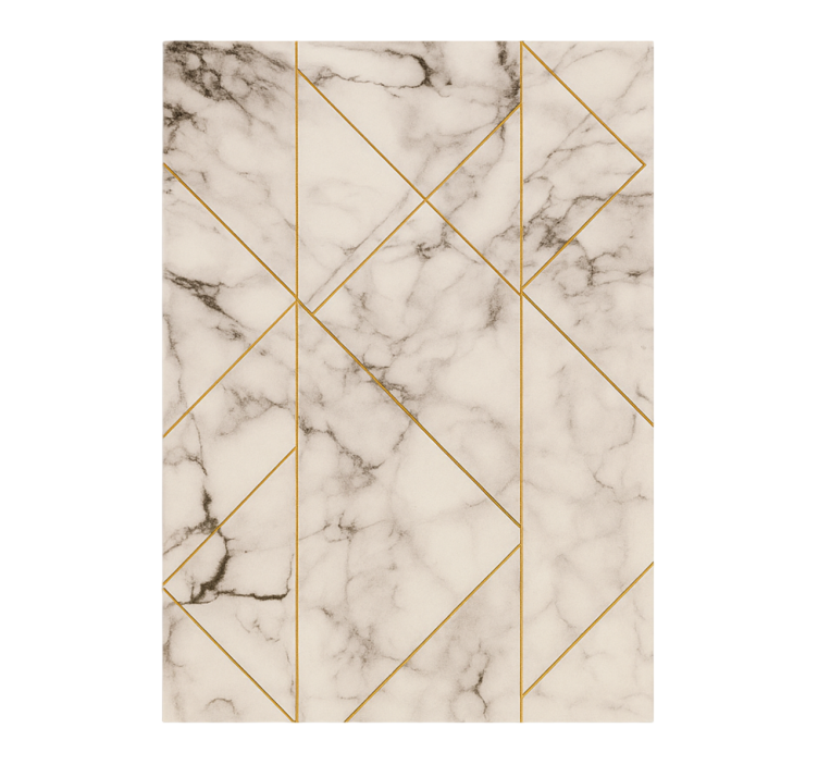 Marble effect wallpaper grid elegant design - TenStickers