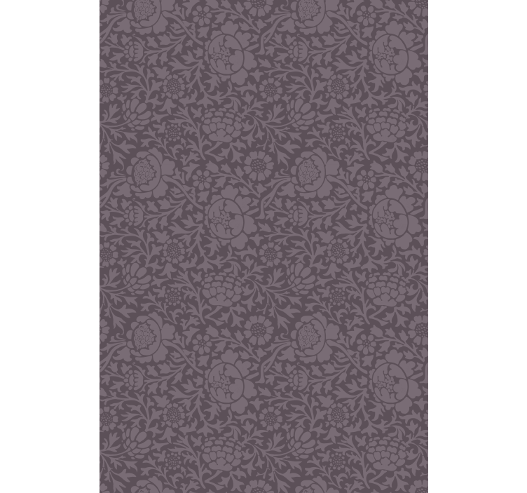 Hallway wallpaper with elegant grey pattern - TenStickers