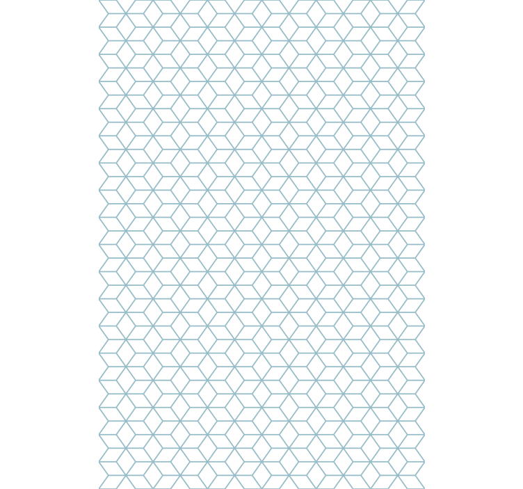 Nordic wallpaper white background with light blue lines - TenStickers