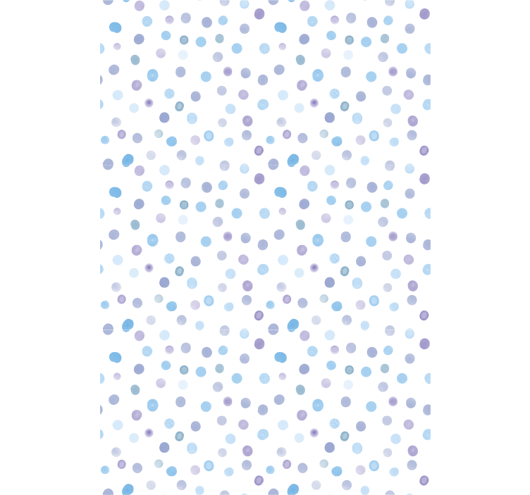 Nordic wallpaper colorful painted dots - TenStickers