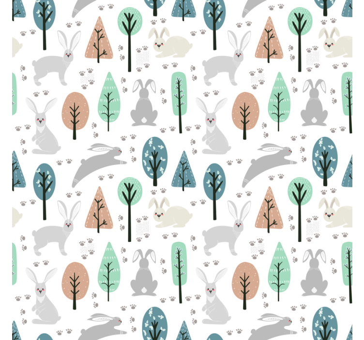 Nordic wallpaper nordic forest wildlife - TenStickers