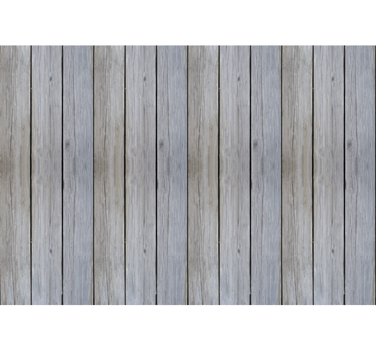Nordic wallpaper in gray rustic wood style - TenStickers