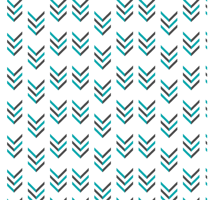 Nordic wallpaper in blue arrows design - TenStickers