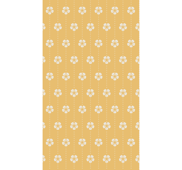 Living area wallpaper elegant floral design - TenStickers