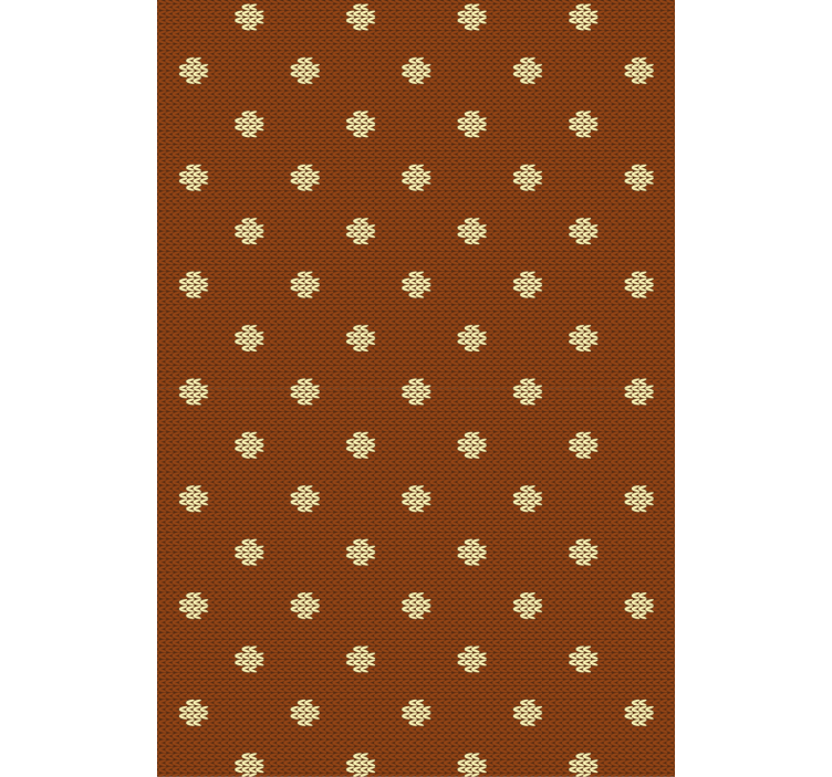 Living area wallpaper polka dot knit design - TenStickers