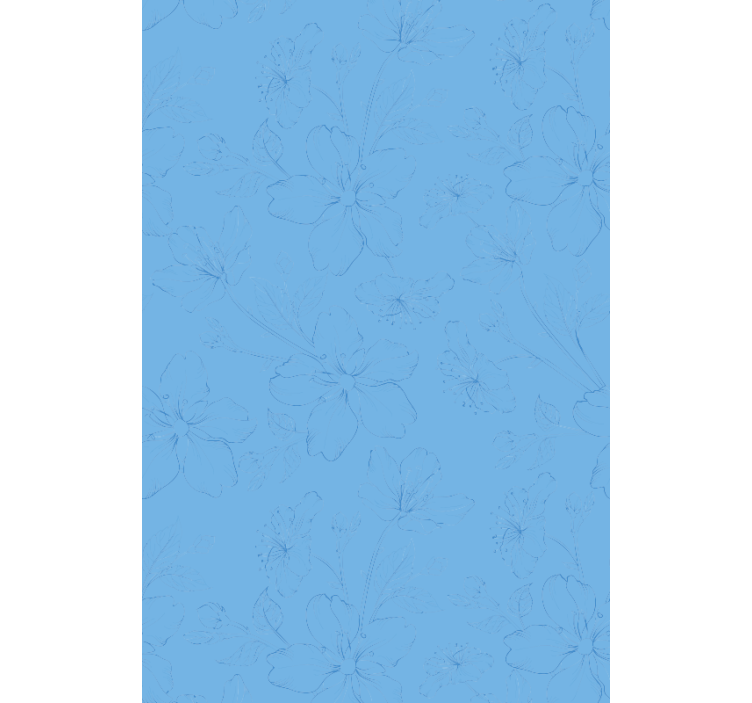 Living area wallpaper botanical inspired design - TenStickers