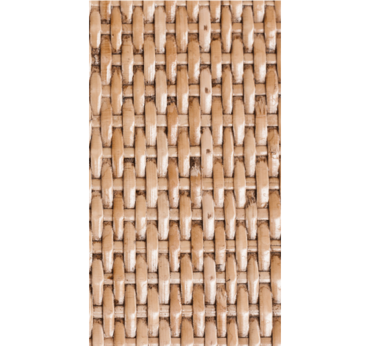 Living area wallpaper woven textured surface - TenStickers