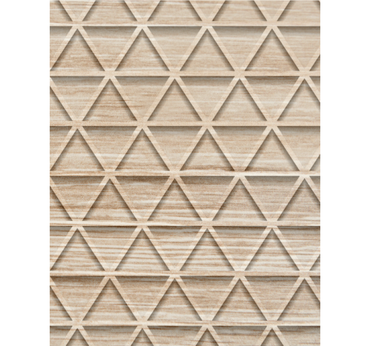 Living area wallpaper geometric pattern design - TenStickers
